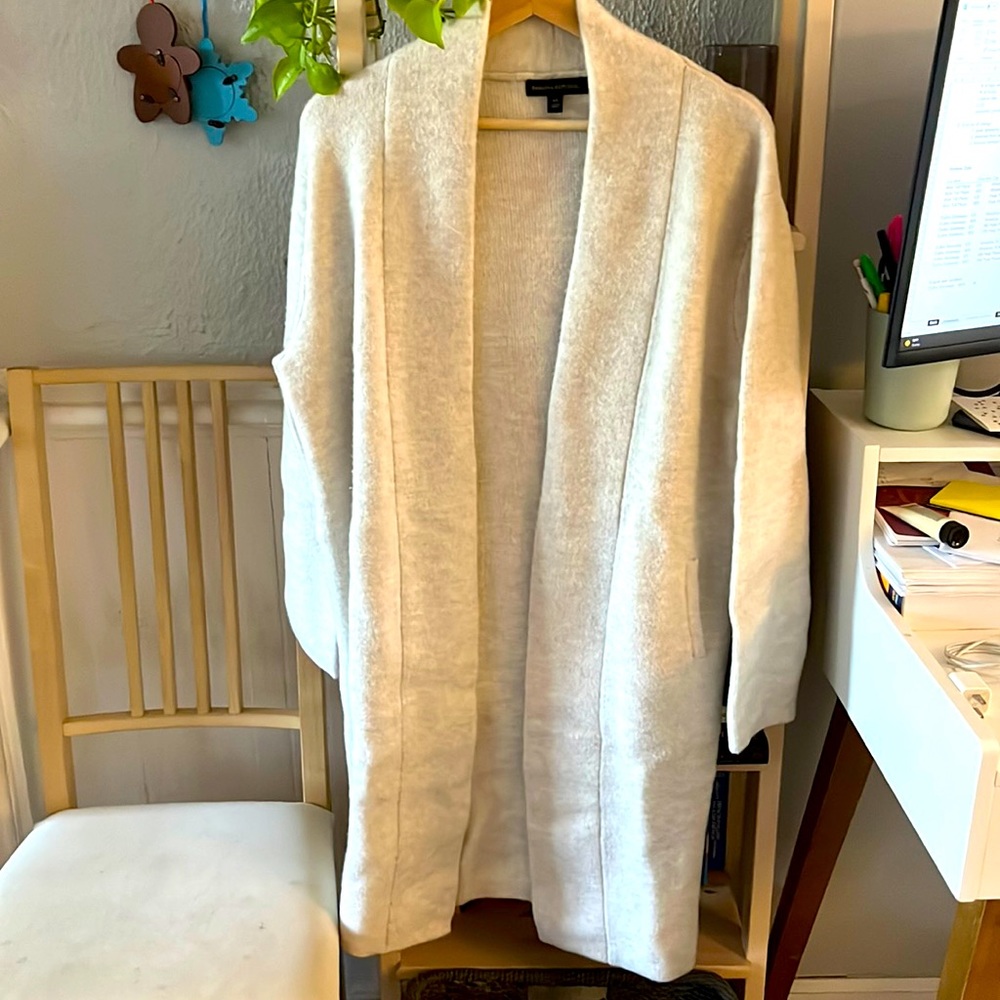 Banana republic long gray cardigan